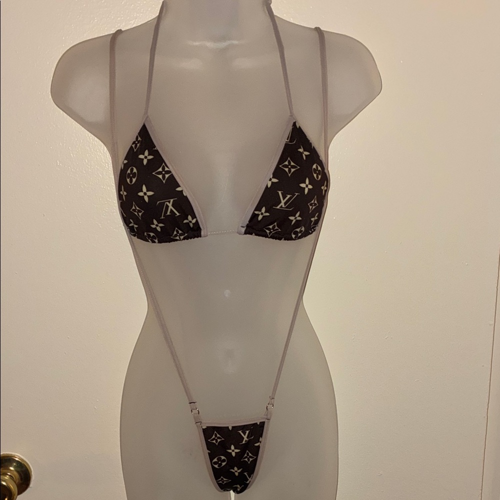 Brown Bikini Set